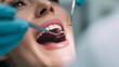 © Artofinnovation - Optimal Oral Health: Routine Dental Examination for Women at the Dentist Office - Professional Care and Smile Assessment