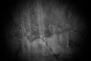 Aufkleber - Old wall texture cement dark black gray background abstract grey color design are light with white gradient background.