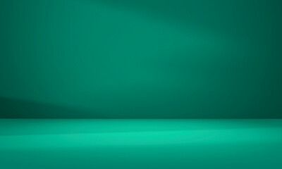 Wall Mural - Empty bright green studio background, product display with copy space for displaying content design. Banner for product advertising