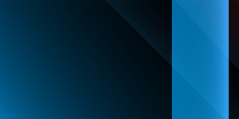 Wall Mural - a modern abstract design featuring a smooth blue lit gradient background with overlapping transparen