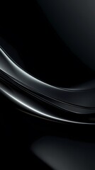 Wall Mural - digital technology dark lines curve illustration poster background