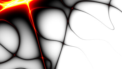 Fototapete - Floating embers sparks futuristic lines background PNG transparent. Opacity or screen mode usage for overlay