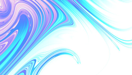 Aufkleber - Blue and purple marble acrylic overlay pattern with a transparent background.