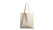 © Justlight - Natural cotton tote bag hanging on a hook against a transparent background, offering an ideal canvas for displaying unique designs or branding concepts in a clean, eco friendly way