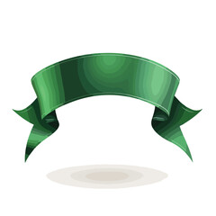 Wall Mural - professional ribbon banner green design icon vector illustration for creative projects