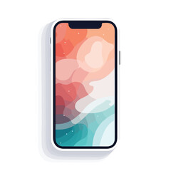 Wall Mural - Professional Smartphone Design Concept for Modern Cellphone Isolated Illustration