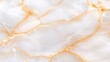 © upnowgraphics - Close up shows an abstract white and orange marble pattern