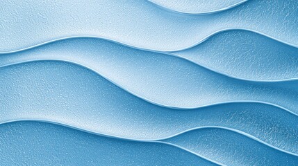 Aufkleber - Abstract waves of light blue create a calming pattern