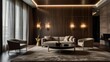 © REHABILITASI - Modern, sophisticated living room
