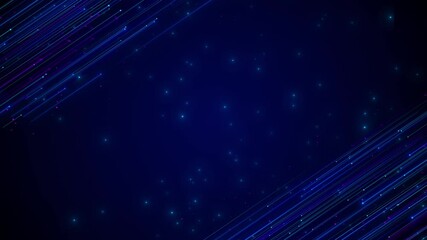 Wall Mural - high speed light streaks internet data, glowing blue grid of data motion: ai, big data, and high-tec