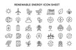 © Shahid - Renewable Energy Icon Set: A comprehensive collection of clean, sustainable energy icons representing various renewable energy sources and concepts.