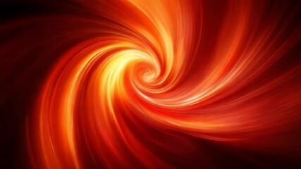 Poster - Fiery red and orange swirling vortex, digital abstract art representation