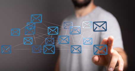 Aufkleber - Seamless email marketing, instant messaging, and global communication.