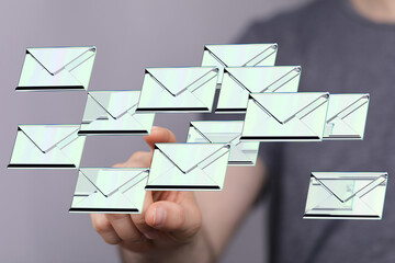 Leinwandbilder - Streamline your inbox with tips and tools for efficient email management. Boost productivity and reduce email overload.