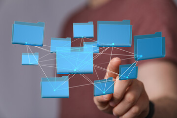 Aufkleber - Efficiently manage and share files across your network. Secure, reliable, and user-friendly.