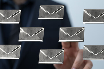 Poster - Efficiently handle email overload.  Streamline your inbox with smart strategies.