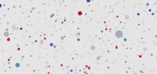 Aufkleber - A beautiful abstract background image featuring scattered colorful dots and circles on a white background. Perfect for websites, presentations, and more.