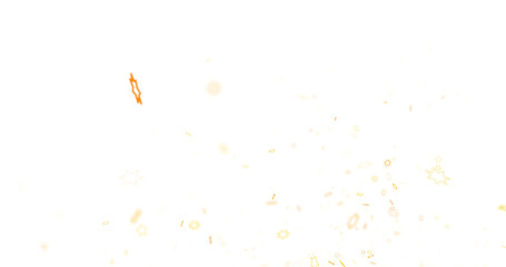 Aufkleber - Falling Christmas Star Show: Mesmeric 3D Illustration Depicting Falling Holiday Stargazing Spectacle