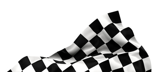 Poster - Checkered flag, race flag background