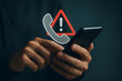 © Masud - Smartphone warning alert important phone call notification