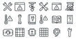 © Sanych - Technical support and repair tools icon set for digital and print design