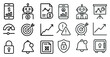 © Svitlana - Financial and security icons for modern business and technology design projects