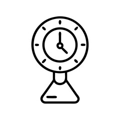 elegant scalable graphic clock design element perfect for logo branding applications creating profes
