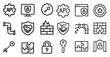 © Valentyna - Security and api icon set for digital, web, or app design projects