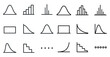© Тимур Кунець - Set of statistical distribution icons for data analysis and presentation design