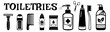 © buggal1406 - Toiletries icon set for travel kit and personal hygiene concept