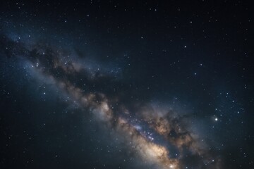 Wall Mural - breathtaking wide-field astrophotography image of the milky way galaxy stretching across a dark nigh