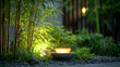 © Revin - Peaceful Garden Setting With Bamboo And Warm Lighting