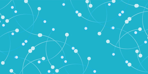 Wall Mural - Connection background. Network concept with dots and lines. Vector illustration