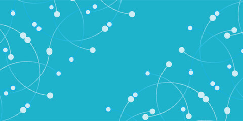 Wall Mural - Connection background. Network concept with dots and lines. Vector illustration