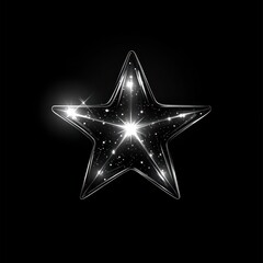 Wall Mural - a vector glowing light effect illustration design black.