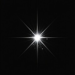 Wall Mural - a vector glowing light effect background design black.
