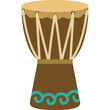 © Totimoa - Cute African Djembe Drum Illustration