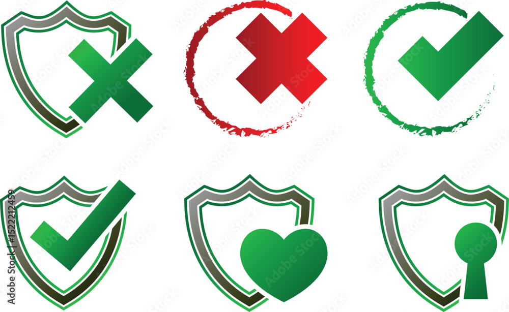 Check box icon with correct, accept checkmark icons tick box checked ...