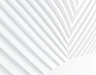 Wall Mural - 3d illustration of abstract minimal architecture background, monochromatic geometric architectural