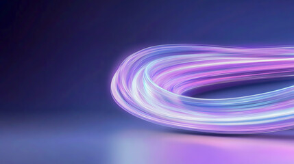 Leinwandbilder - Abstract light trails showcasing vibrant colors and dynamic movement, perfect for modern designs and backgrounds.