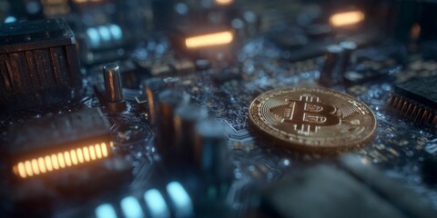 Leinwandbilder - Involves financial services and applications built on blockchain networks