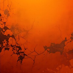 Wall Mural - a vibrant textured abstract art piece showcasing a rich, warm gradient of orange tones, interspersed