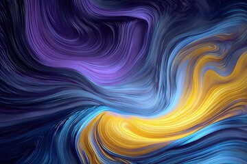 Wall Mural - vibrant swirls of color in abstract art evoke emotions and creativity