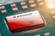 © luchschenF - 3D AI Processor Multi-layered ICs designed to enhance AI performance and reduce data movement bottlenecks.