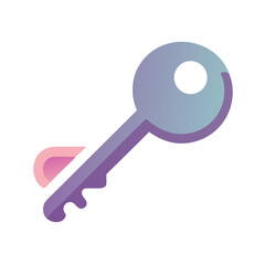 elegant gradient key design perfect for app icons website branding or logo creation offering a scala