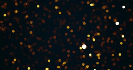 Wall Mural - Particles slowly falling down. Abstract animation.