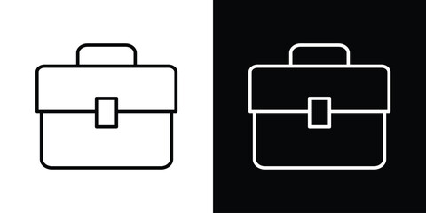 Canvas Print - briefcase icon graphic vector set for ui design