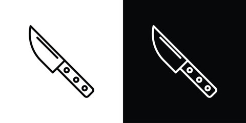 Kitchen knife icon Graphic vector set for ui design