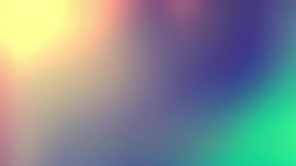 Wall Mural - soft gradient loop with dreamy pastel colors in smooth motion. abstract blur gradient animation with