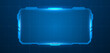 © Khalim Taufiqi - Digital screen or technology box blue light interface vector editable